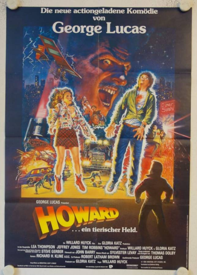 Howard the Duck originales deutsches Filmplakat